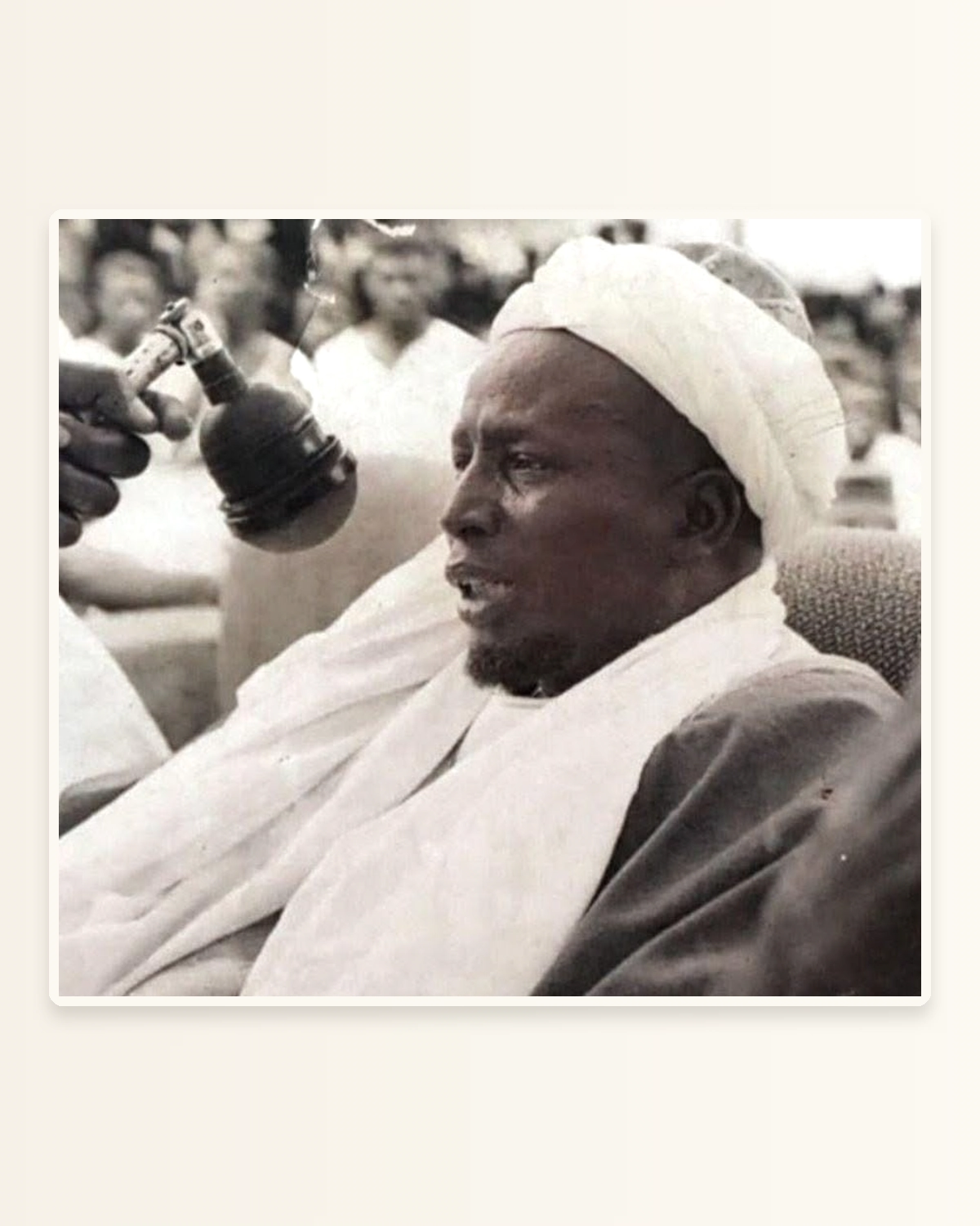 Portrait of Shaykh Saydi ʿAlī Cissé ibn al-Ḩasan